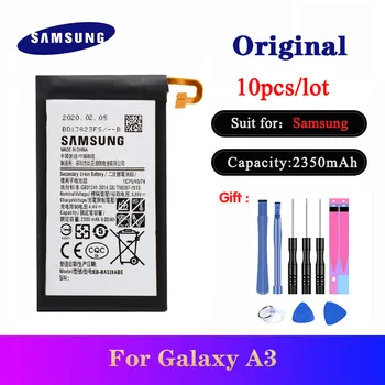 

10pcs/lot EB-BA320ABE Original Battery For Samsung Galaxy A3 2017 SM-A320 A320F Phone Batteries With Tools 2350mAh
