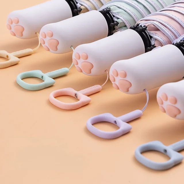 Cute Cat Claw Pocket Mini Umbrella: A Stylish and Functional Accessory