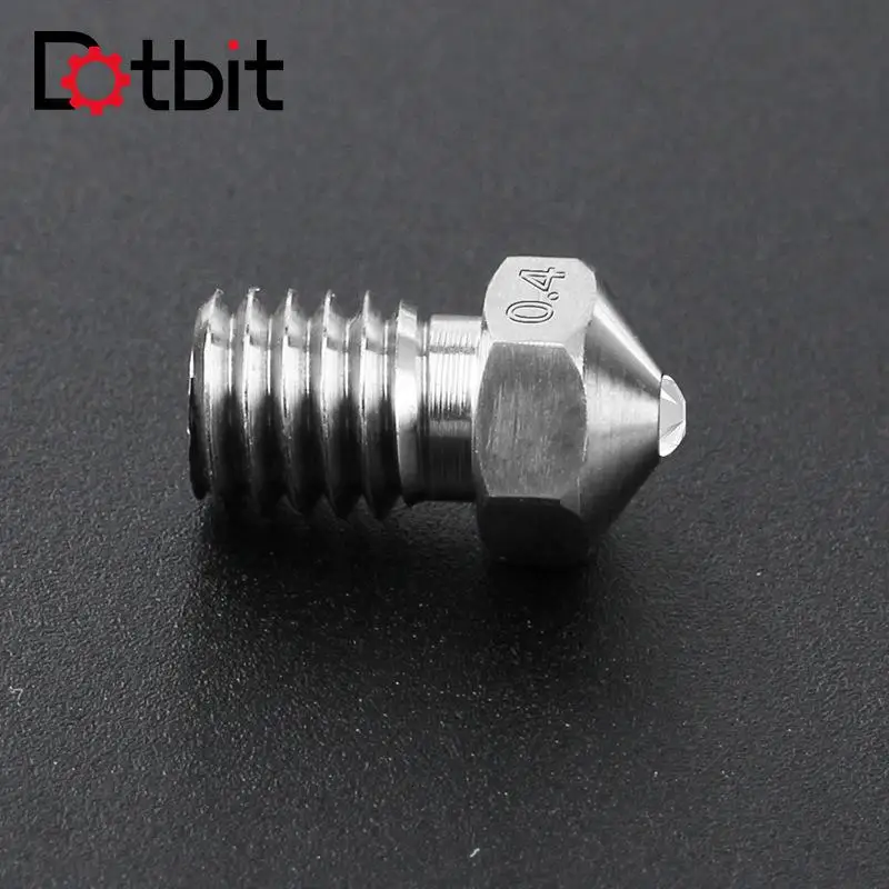 Сплав красный распылитель 0,4 мм V6 совместим с Petg Abs Pei Peek для 3d принтеров аксессуары