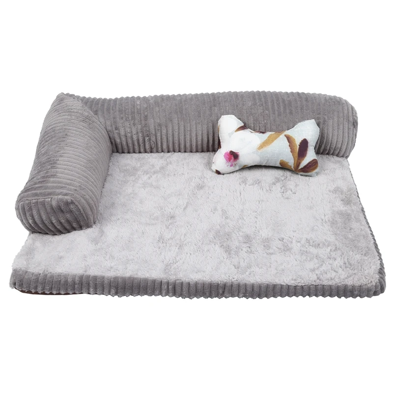 Luxury Large Dog Bed Sofa Dog Cat Pet Cushion for Big Dogs Washable Nest Cat Teddy Puppy Mat Kennel Square Pillow Pet House