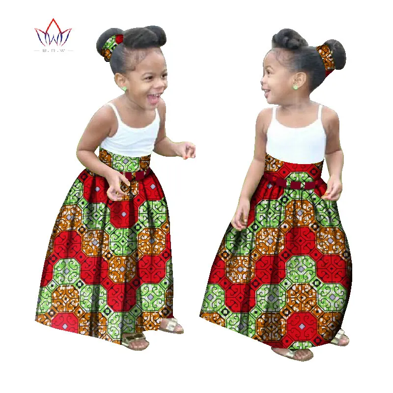 Verão crianças roupas africanas personalizado menina moda