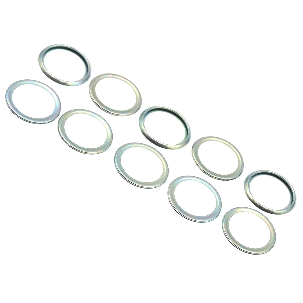 Oil Drain Plug Gasket Oil Drain Plug Seal Washer Sealing Washers 10/20/50pcs Oil Drain Plug Crush Washer Oil Gasket Washers Seals Car Accessories for Subaru Impreza Legacy Forester 11126AA000