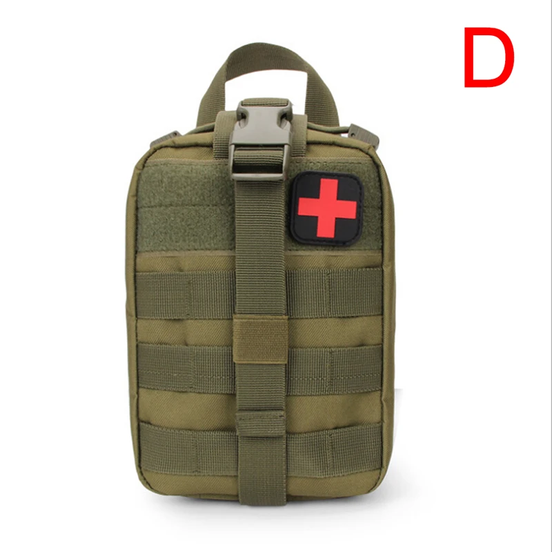 style D 1 шт. прочный набор первой помощи Тактический набор для выживания Molle Rip-off EMT сумка медицинская - Color: style D
