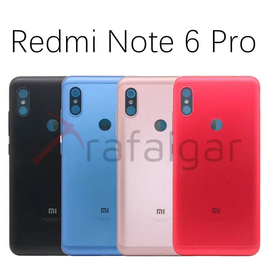 Чехол на заднюю панель для Xiaomi Redmi Note 6 Pro, чехол на заднюю дверь, чехол для Redmi 6A Note6 Pro для Xiaomi Redmi 6 Pro, чехол на батарею