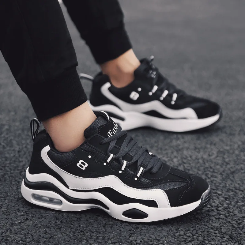 

MEN'S SHOES Spring Trendy Shoes 2018 New Style Korean-style Net Cloth Casual Shoes Breathable Trend Shock Absorption Low Top Spo