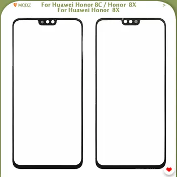 

New Front Panel For Huawei Honor 8C / Honor 8X LCD Display panel front outer glass Phone Touch Screen Glass Panel Lens
