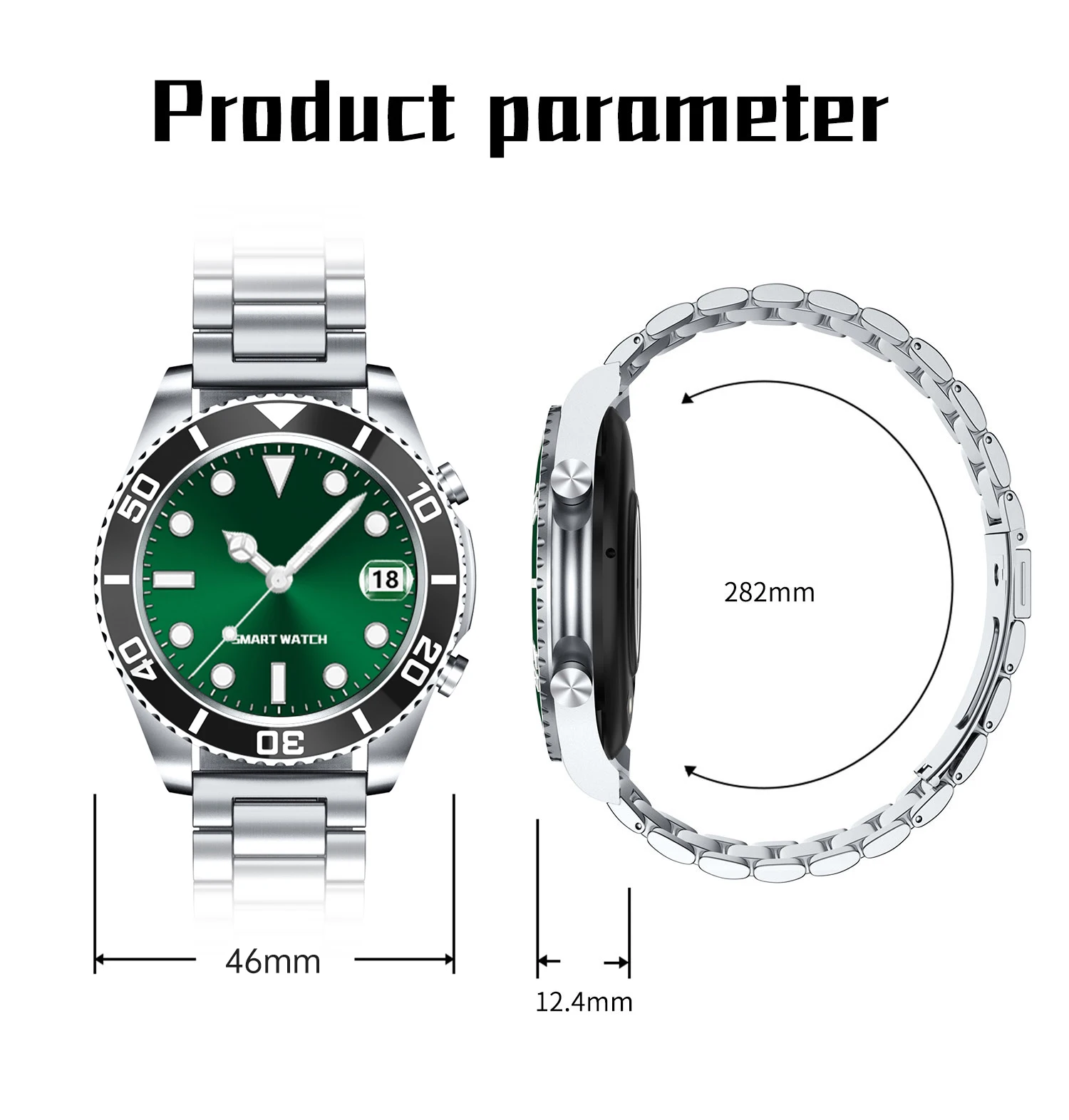 rolex Style】digital Watch Smart Men 