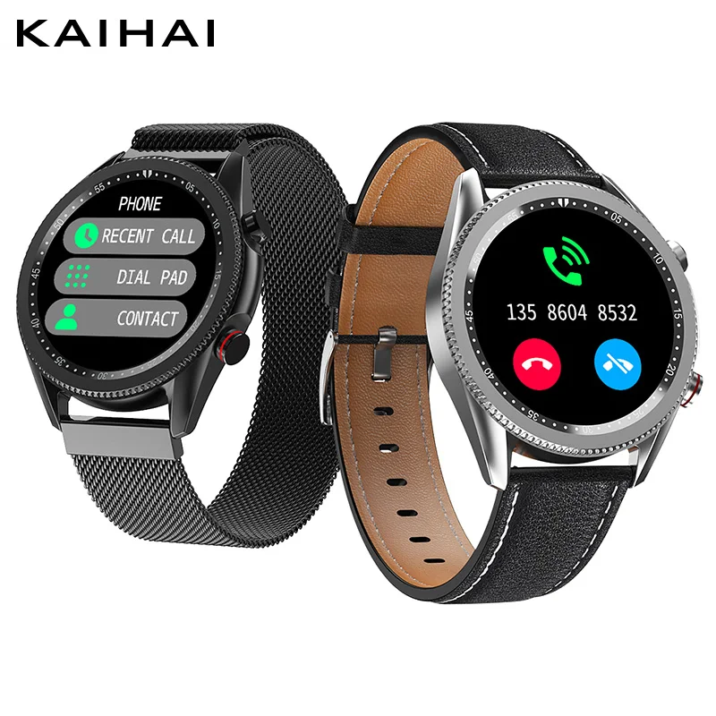 KaiHai watch smart men for Android smartwatch 2021 watches call answer dial Swimming Stopwatch electron microphoneic | Электроника