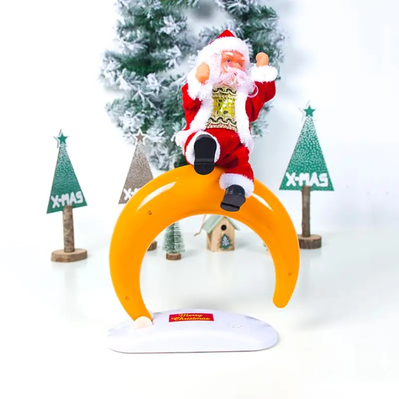 

Christmas Decorations Dancing Singing Santa Claus Electric Music Children Plush Doll Toy