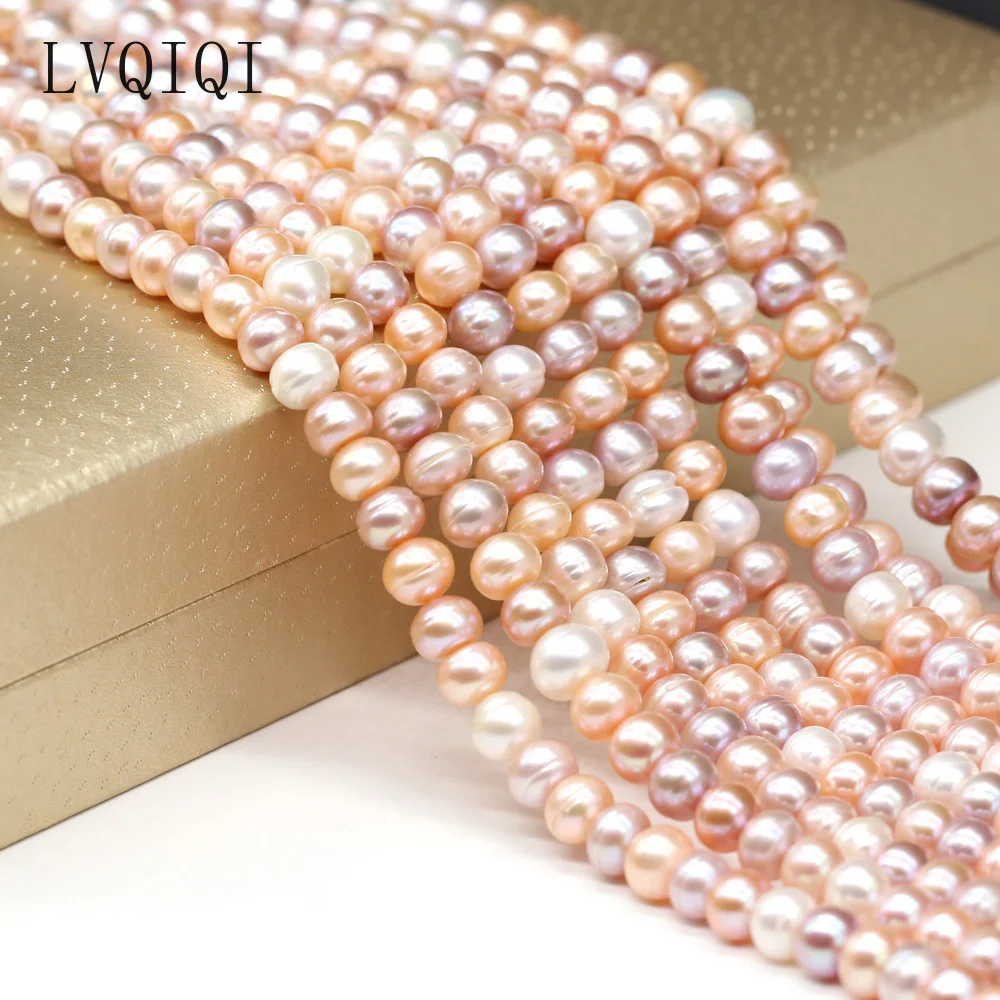 Natural Freshwater Pearl Beads High Quality Round