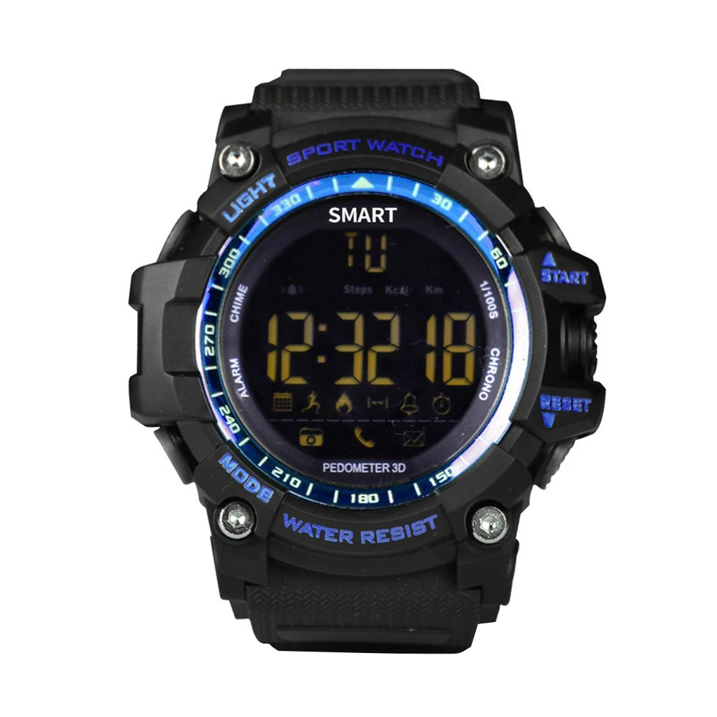 

LEMFO EX16 TPU Smart Watch Sports Bluetooth 4.0 Waterproof Intelligent Wristband Stopwatch Bracelet Health Monitor