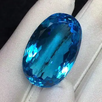 

L309 Natural Topaz Natural 73.9ct Blue Topaz Loose Gemstones Loose Stones for Jewelry Bracelets Making