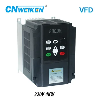 

3 phase Spindle inverter ac drive 4kw 220v frequency converter 3 phase frequency inverter for motor speed controller VFD