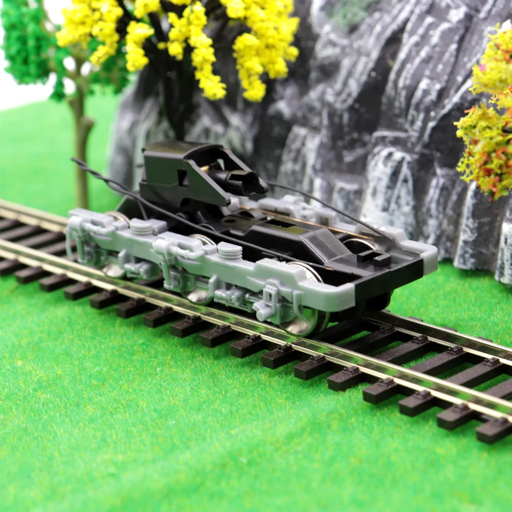 Ho Scale 1:87 Railway Train Bogie Railroad Car Accessories Metal&Plastic  Railway Carriage Vehicles Include Conducting Plate1pc - AliExpress