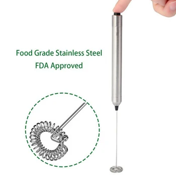 

Milk Frother Egg Coffee Mixer Foamer Maker Whisk Beater Kitchen Cafe Useful
