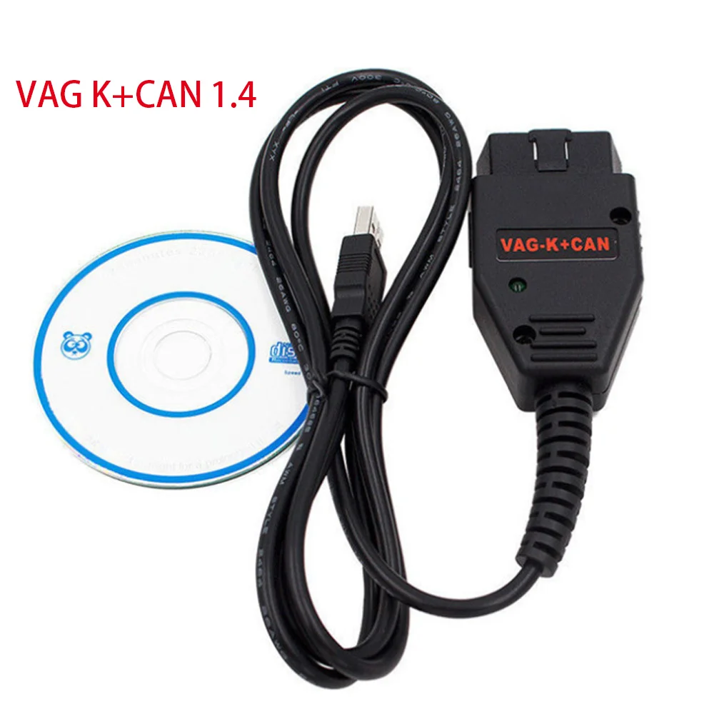Диагностический сканер 2021 VAG K CAN Commander 1 4 + OBD2 интерфейс K-line для VW AUDI |