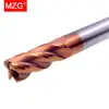 MZG HRC60 Cutting Lengthen End Mill 100L  4 Flute 1mm Milling Tungsten Steel Spiral Tools Milling Cutters Round Ball Nose ► Photo 2/6