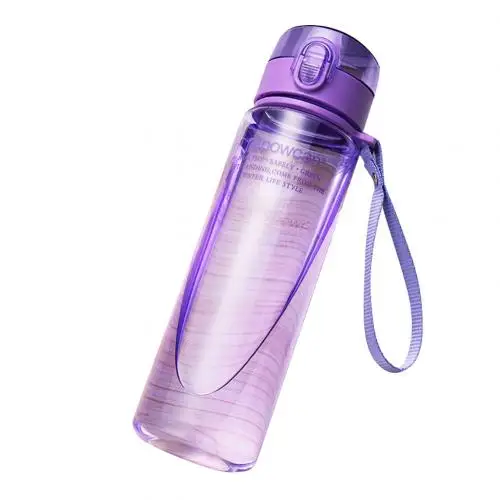 Powcan 560/1000 мл уличный спортивный переносной пластиковая чашка Питьевая бутылка - Цвет: Purple 1000ml
