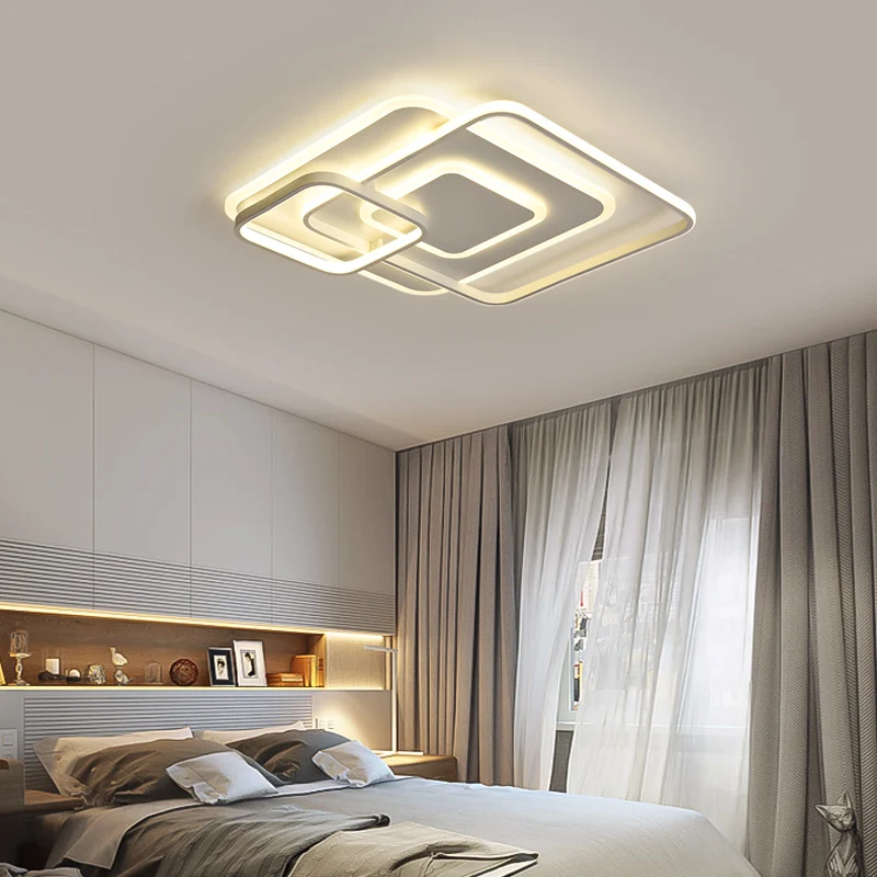 

LICAN Modern LED Ceiling Lights for bedroom Living room Square shape mounted Acrylic Ceiling lamp for baby children room