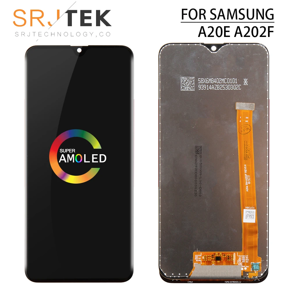 

Srjtek 5.8" For Samsung Galaxy A20E A202 A202F A202FD LCD Display Touch Screen Digitizer Assembly for SAMSUNG A20e Repair Part