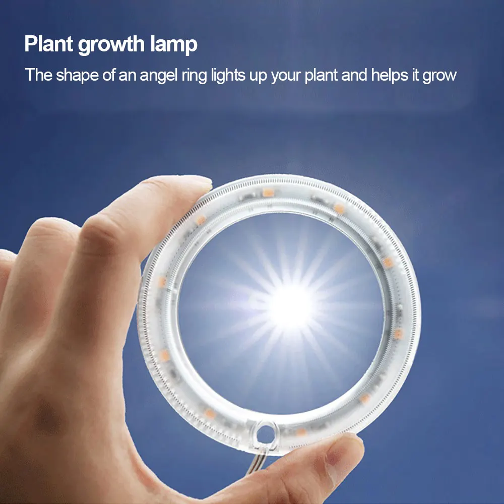 5V LED USB Angel Ring Plant Grow Light Sunlike Indoor Flower Succulet Greenhouse Succulent Full Spectrum Phyto Growth Lamp
