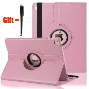 

Case for iPad Pro 9.7 2016 Models A1673 A1674 A1675 Cover,360 Degree Rotating Leather Cover Smart Sleep Awake Case Coque Fundas