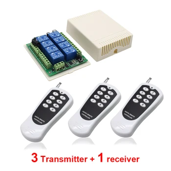 

433Mhz DC 24V 8 CH channel RF Wireless Remote Control Switch Remote Control System receiver transmitter 8CH Relay