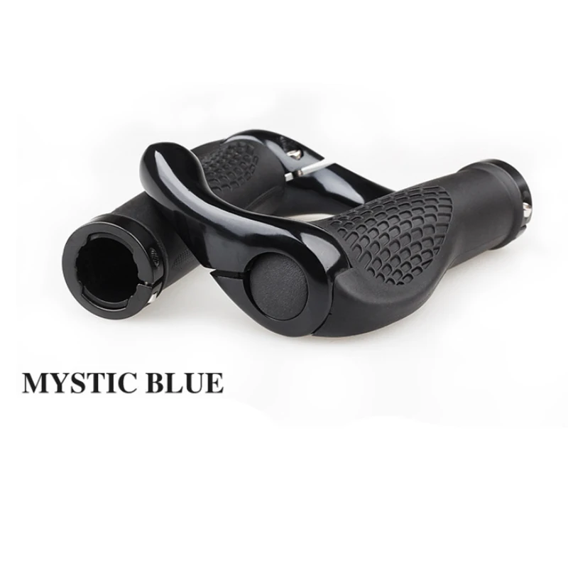 

1 Pair Ergonomic Cycling Grips Non-slip Wear Resistant Rubber Mountain Bike Handlebar Grips Suitable for 22.2mm Handlebar