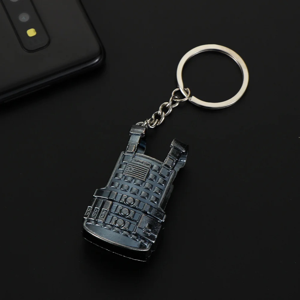 1 шт. модные брелки 98 к игровые вентиляторы PUBG модель моделирования Медные Брелки