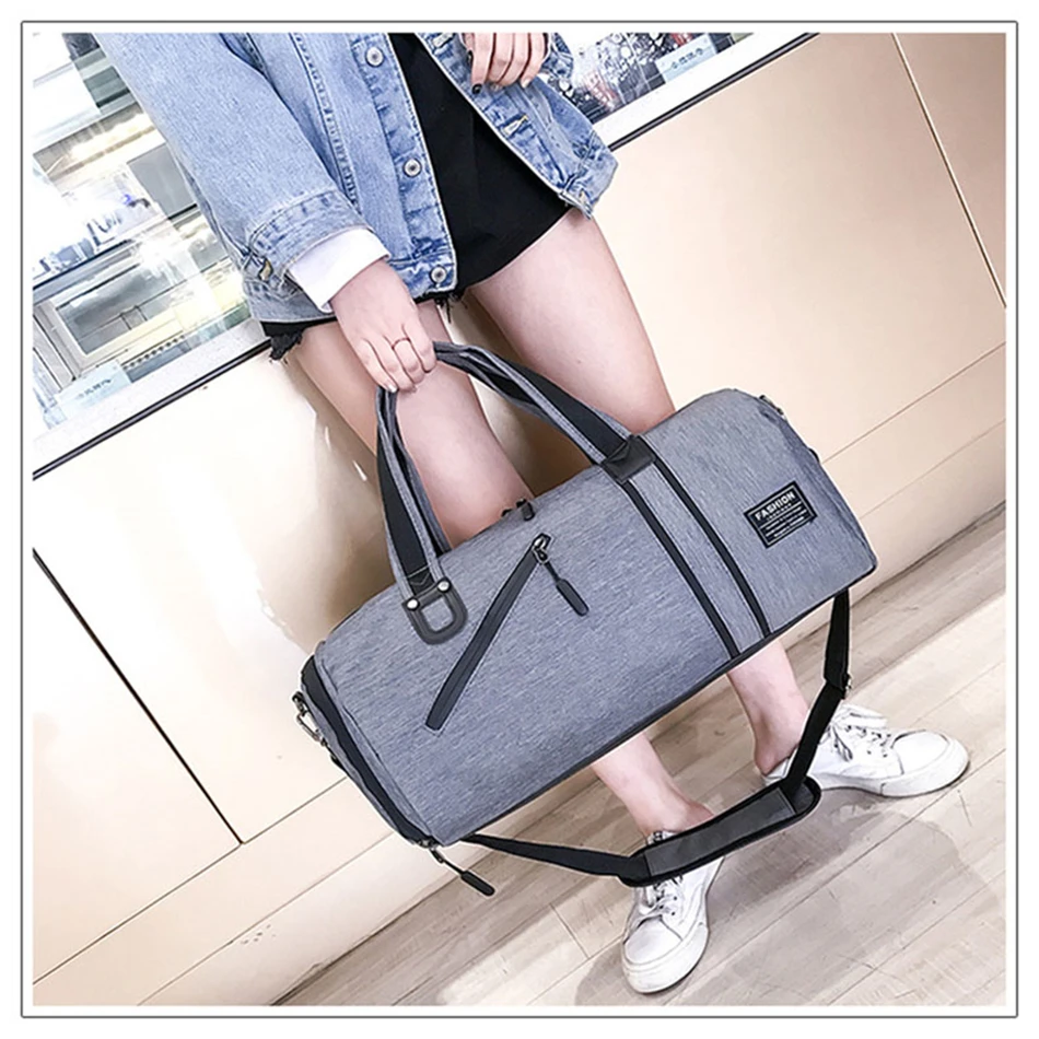 Dry wet Swimming Gym Bag Men Women Sports Yoga Mat Bags Fashion Fitness Training Sports Travel Outdoor Handbags For Shoes Pocket