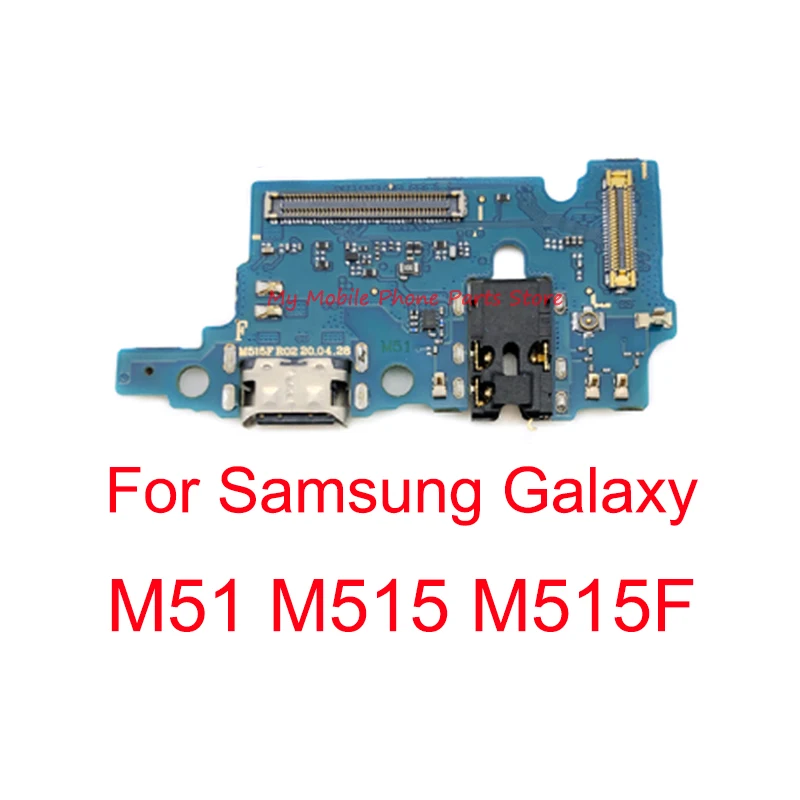 

Top Quality USB Charging Dock Port Board Flex Cable For Samsung Galaxy M51 M515F Charge Board Port Flex Cable For Samsung M51