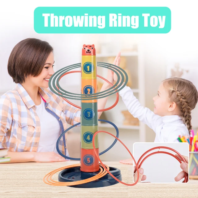 Baby Toys Circle Throwing Pile Tower Early Educational Toy For Babies Educational Baby Gift Stacking Toy For Children ParentGame 1