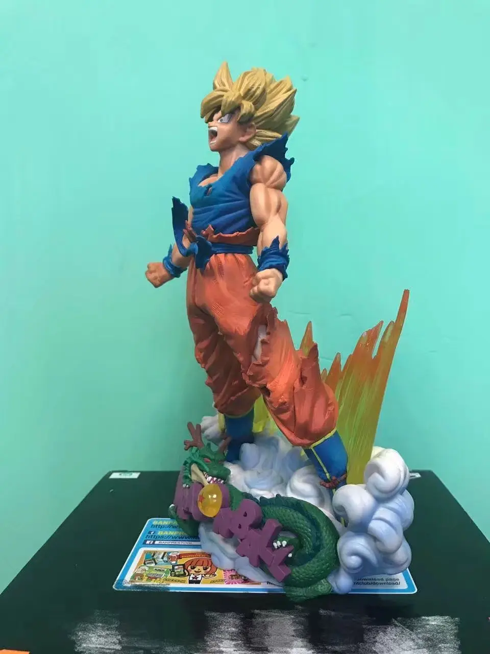 24 см Dragon Ball Z Super Saiyan Son Goku Аниме Фигурка DBZ Super Master Stars Diorama SMSD фигурка Коллекционная модель игрушки