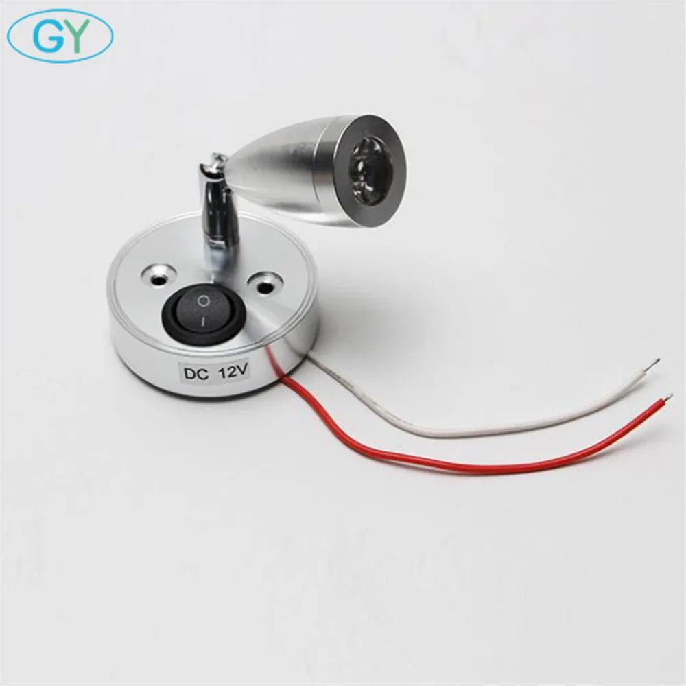 DC12V лампа для чтения RV лодка светодиодный прикроватный светильник кемпер прицеп