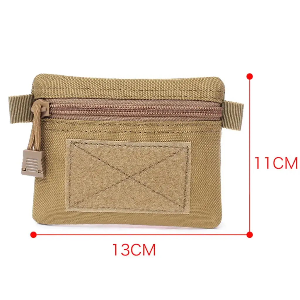 Tactical Wallet Purse Mini Accessory Bag Small Utility Gadget Key Cash Pouch Outdoor Fishing Hiking Hunting Cycling Camping