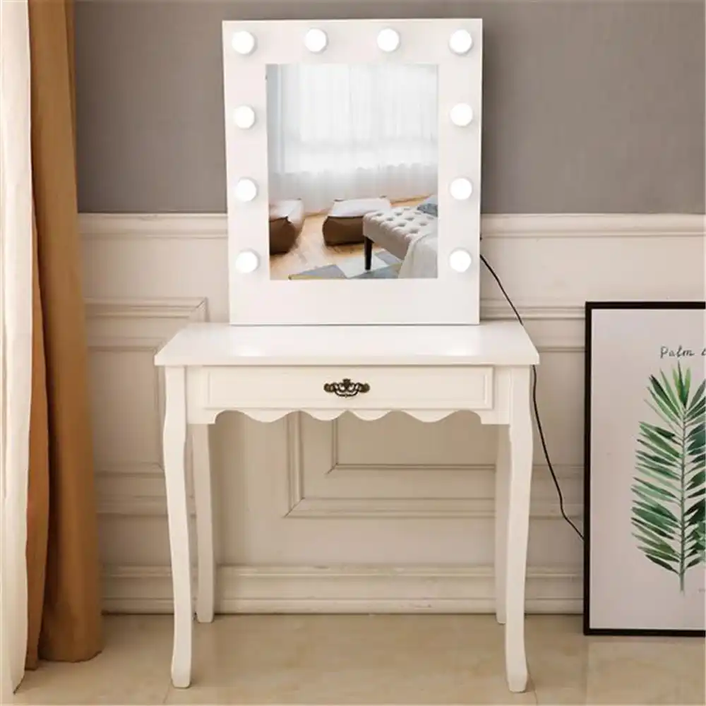 makeup dresser with lights