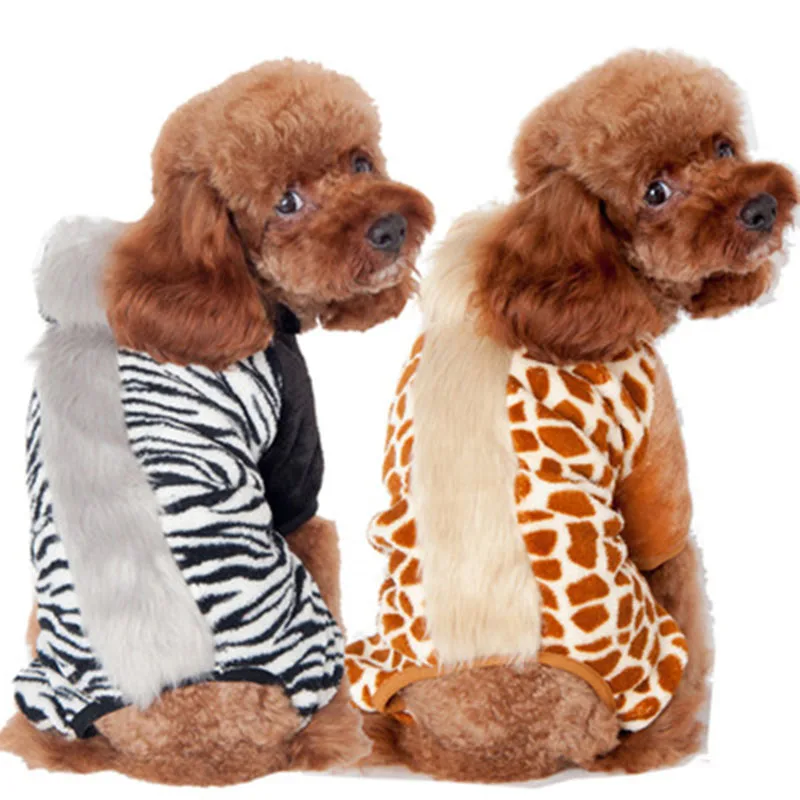 

Dog Clothes Winter Warm Coral Fleece Pet Clothing Sweater Puppy Cats Sweater Coat For Small Dogs Teddy Chihuahua Hoodies Costume