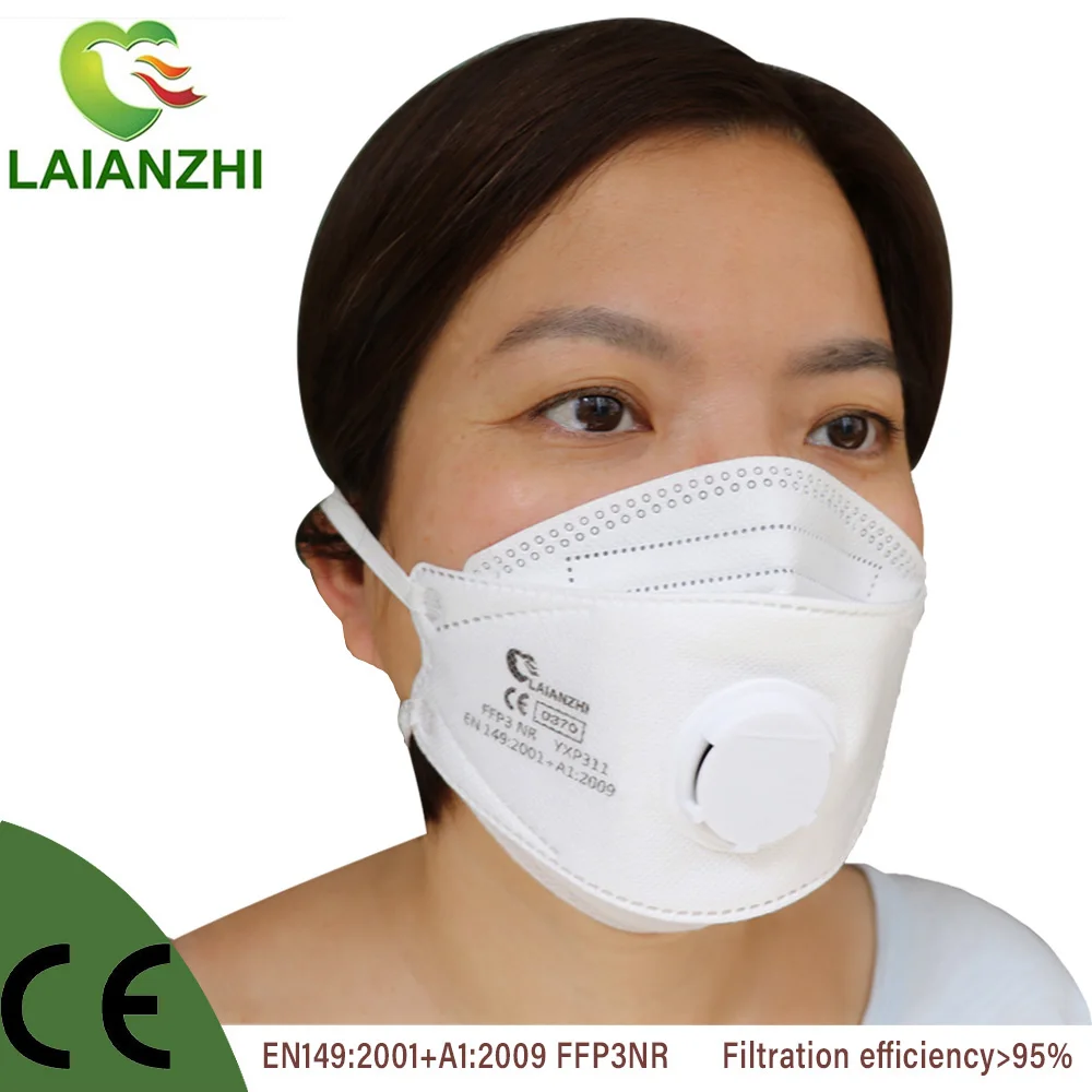 LAIANZHI FFP3Mask EN149:2001 + A1:2009 маска для рыб CE лица защитная PM2.5 99% гигиеническая рта |