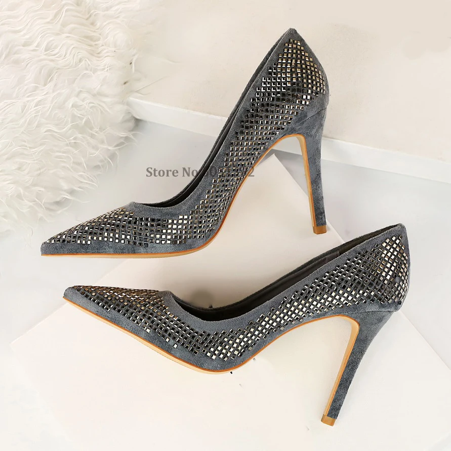 Sequined Bling Woman Pump 6