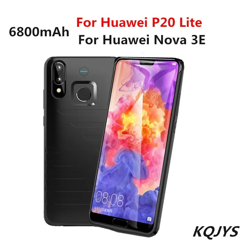 6800 мАч запасная крышка зарядного устройства для huawei Nova 3E power Bank чехол Высококачественный чехол для портативного аккумулятора для huawei P20 Lite