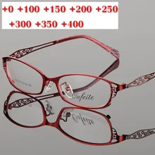 Металлическая оправа, очки для чтения для женщин, линзы из смолы, Анти-усталость, очки для чтения, 1,0, 1,5, 2,5, 3,0, синий светильник, блокирующие очки NX