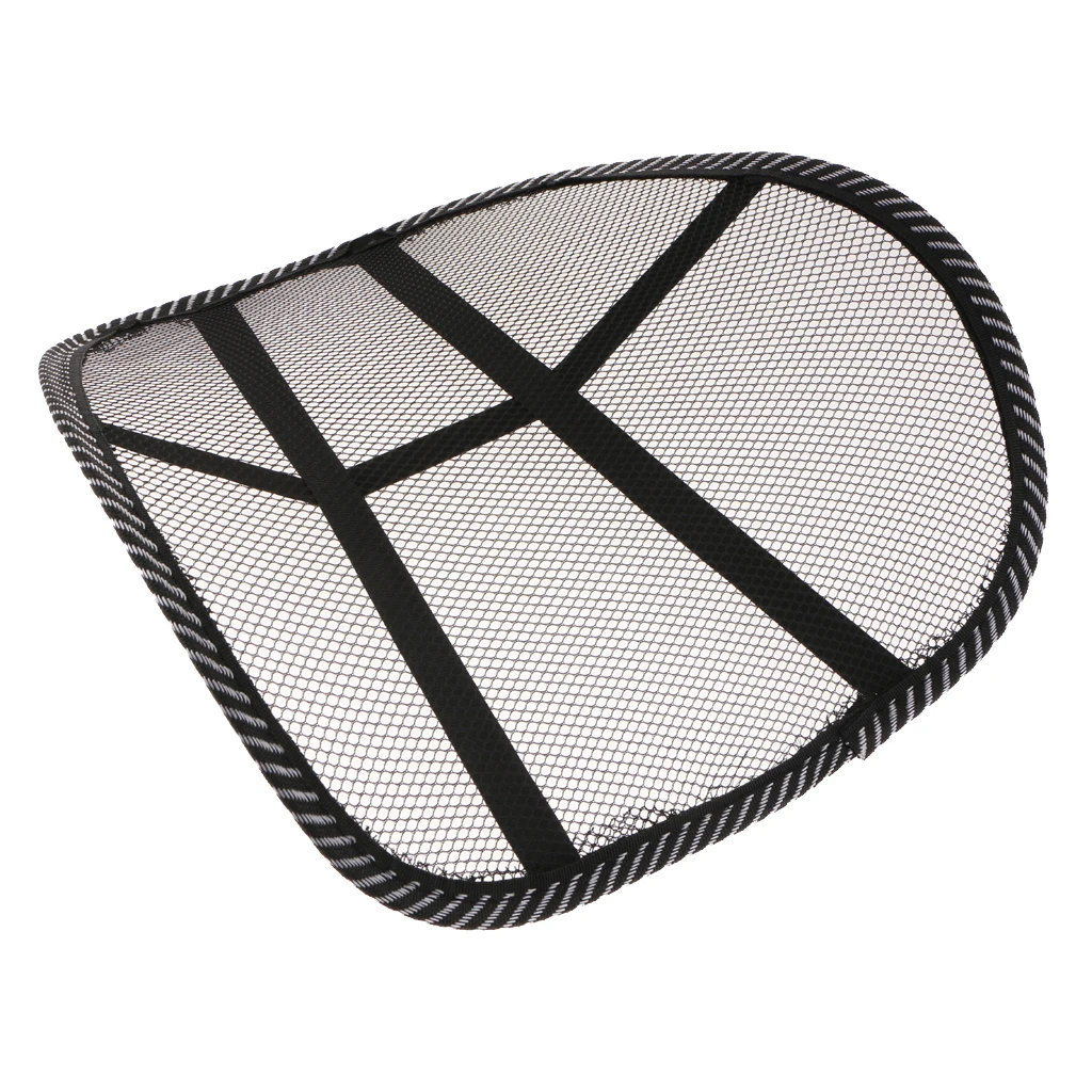 Car Auto Interior Chair Cool Vent Cushion Mesh Backrest Back Lumbar Support