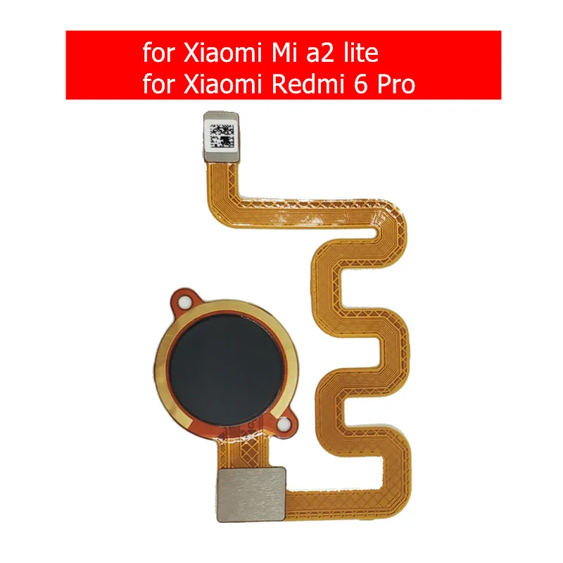 Для Xiaomi Mi a2 lite сканер отпечатков пальцев кнопка домой гибкий кабель сенсорный ID