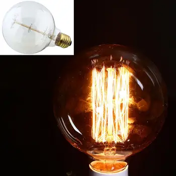 

Light Bulb Lamp Bulb 40W G95 E27 Home Style Bar Filament Industrial