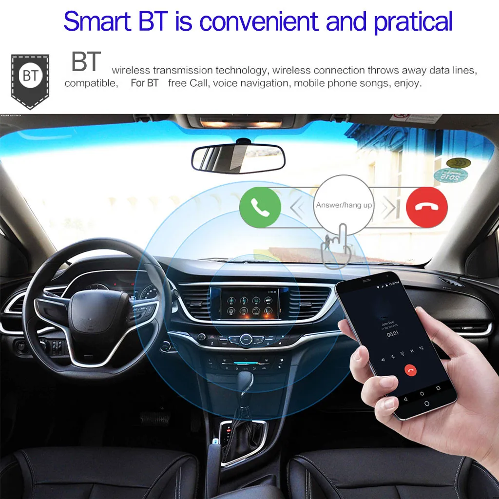 7005 7in 2Din Car MP5 Player HD Stereo FM Radio Screen MP3 AUX USB2.0 Handfree AUX Bluetooth function Wireless WIFI#G10