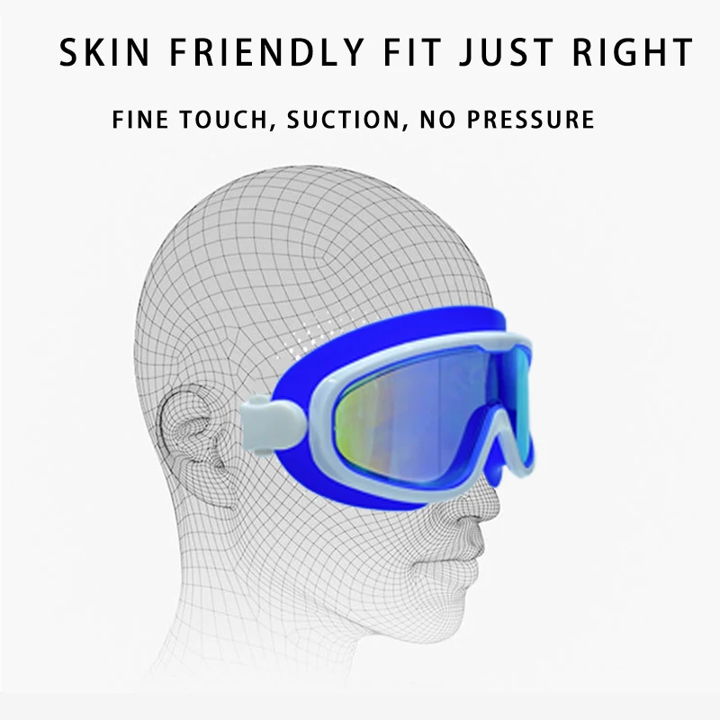 Professional swimming waterproof soft silicone glasses swimming glasses anti-fog UV goggles for men and women men and women