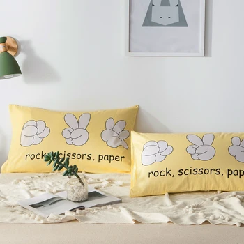 

Parkshin 48X74CM Couple Double Cat Child Adult 100% Cotton Bedding 2pcs Pillow CoverBedding Pillowcase Home Quality Double