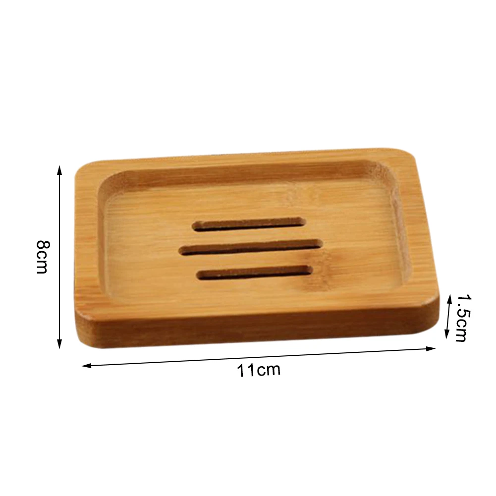 Натуральный Бамбуковый деревянный японский стиль мыло поднос для посуды держатель для хранения мыльница тарелка коробка контейнер для ванной мыльница для хранения