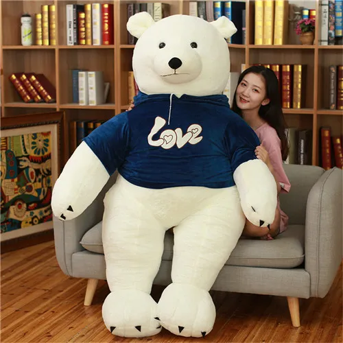 Fancytrader 67'' JUMBO Giant Stuffed Polar Bear Huge Plush LOVE Bear Toy Birthday Valentineâ€˜s Day Gift 170cm 4 Models 3 Sizes (3)