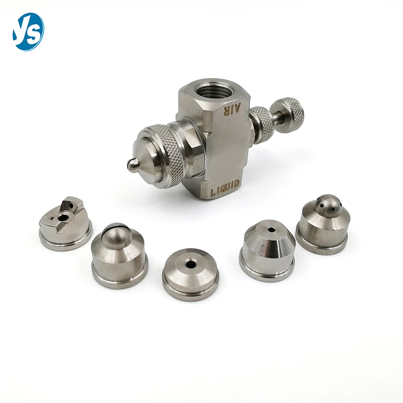 YS 304 Stainless Steel air atomizing nozzles,Water Mist Spray Fog Misting Nozzle Good Quality 5